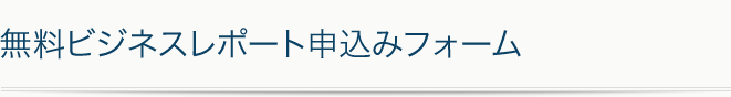 無料ビジネスレポート申込みフォーム